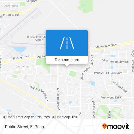 Mapa de Dublin Street