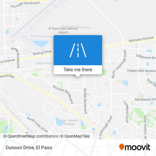 Dunoon Drive map