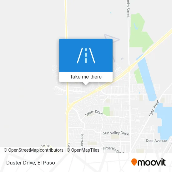 Duster Drive map