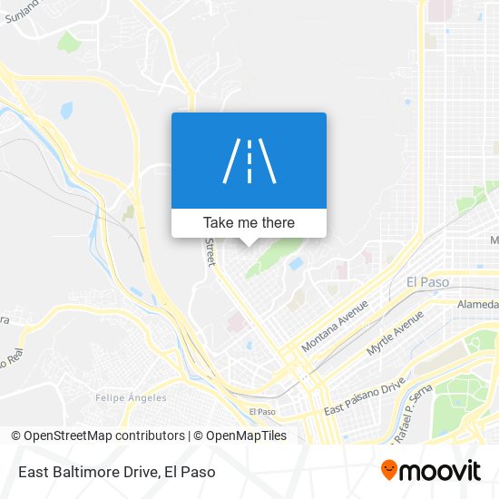Mapa de East Baltimore Drive
