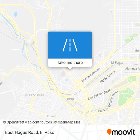 East Hague Road map