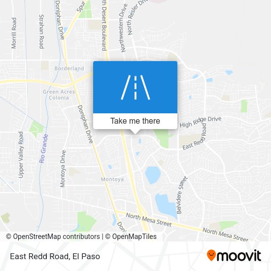 Mapa de East Redd Road