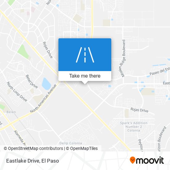 Eastlake Drive map