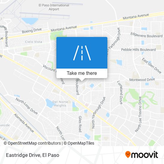 Mapa de Eastridge Drive