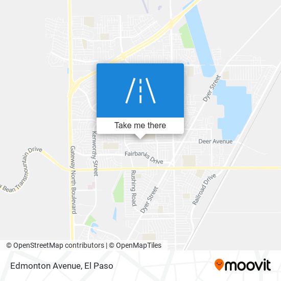 Edmonton Avenue map