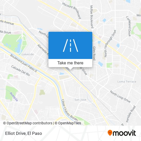 Elliot Drive map