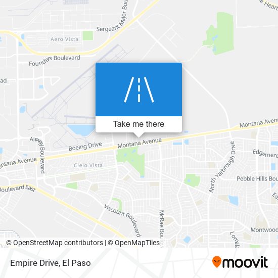 Empire Drive map