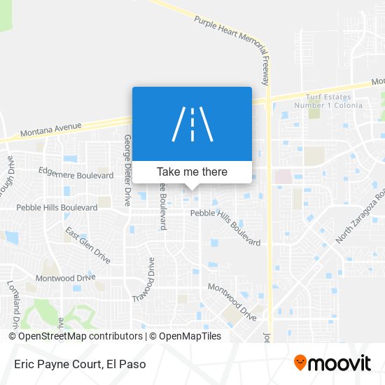 Eric Payne Court map