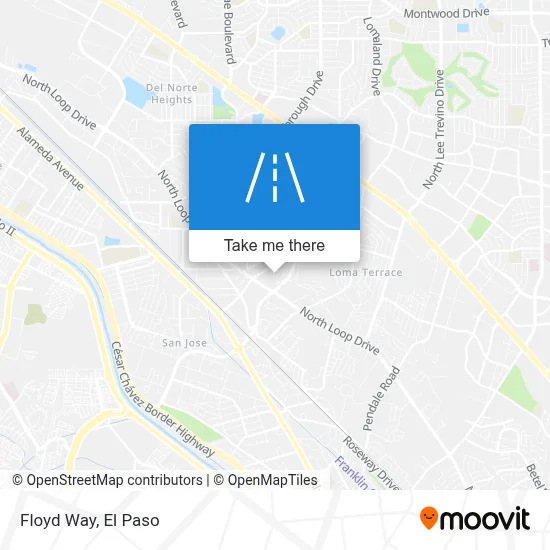 Floyd Way map