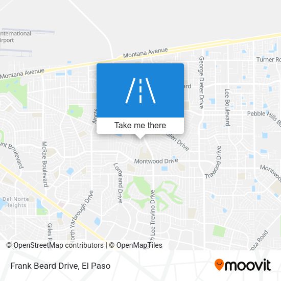 Mapa de Frank Beard Drive