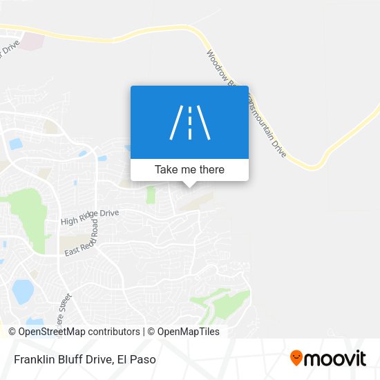 Mapa de Franklin Bluff Drive