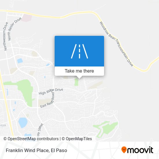 Franklin Wind Place map