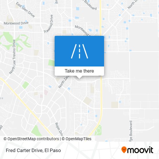 Fred Carter Drive map