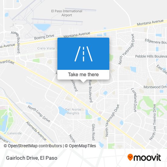 Gairloch Drive map