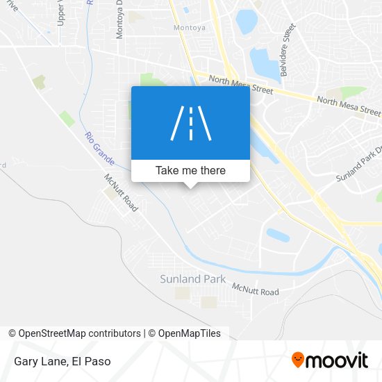 Mapa de Gary Lane