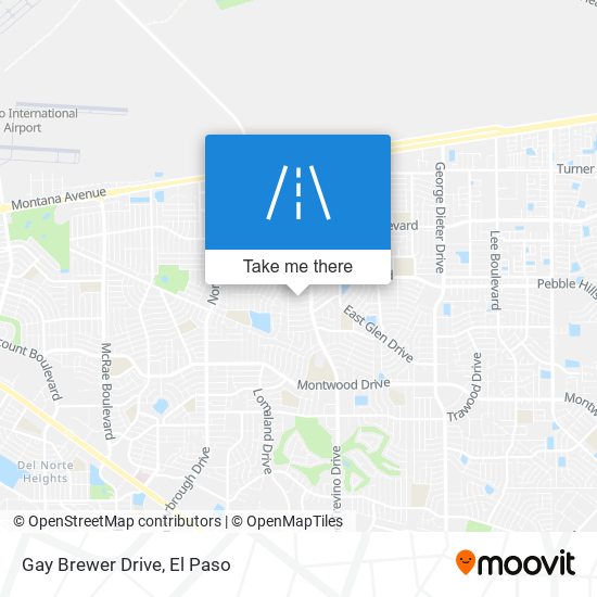 Gay Brewer Drive map