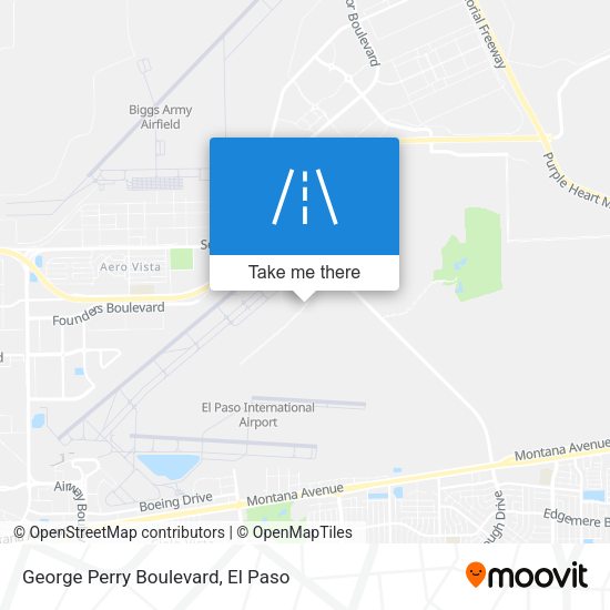 George Perry Boulevard map