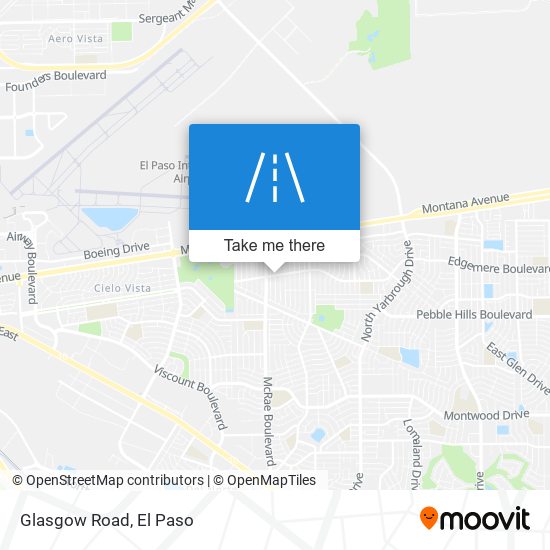 Mapa de Glasgow Road