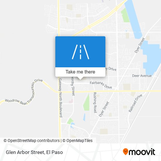 Mapa de Glen Arbor Street