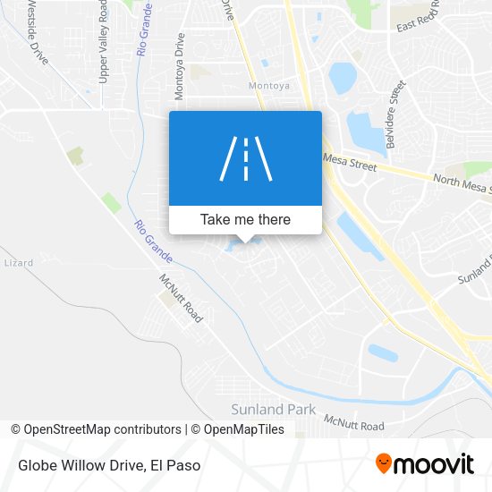 Mapa de Globe Willow Drive
