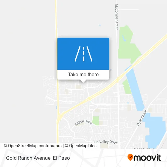 Gold Ranch Avenue map