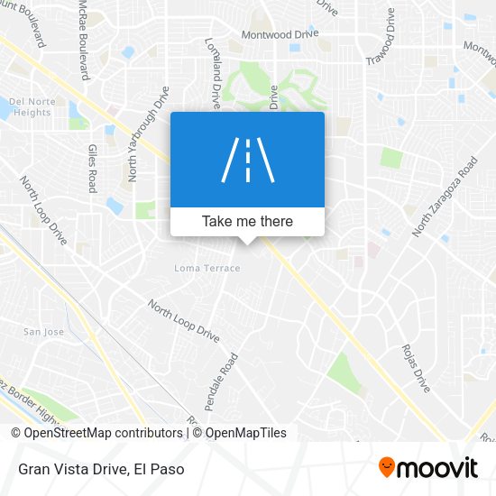 Mapa de Gran Vista Drive