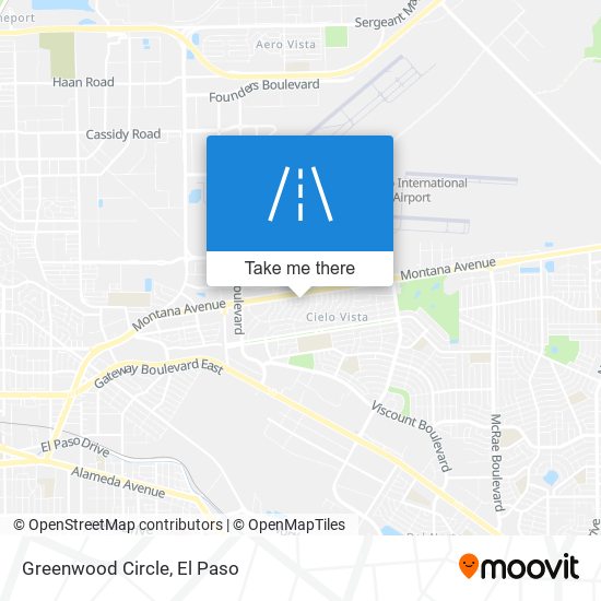Mapa de Greenwood Circle