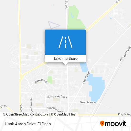 Hank Aaron Drive map