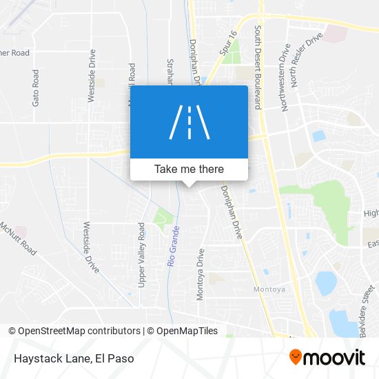 Haystack Lane map