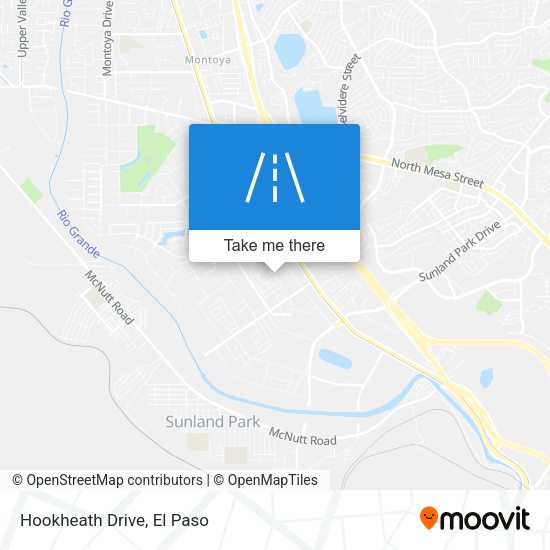 Hookheath Drive map