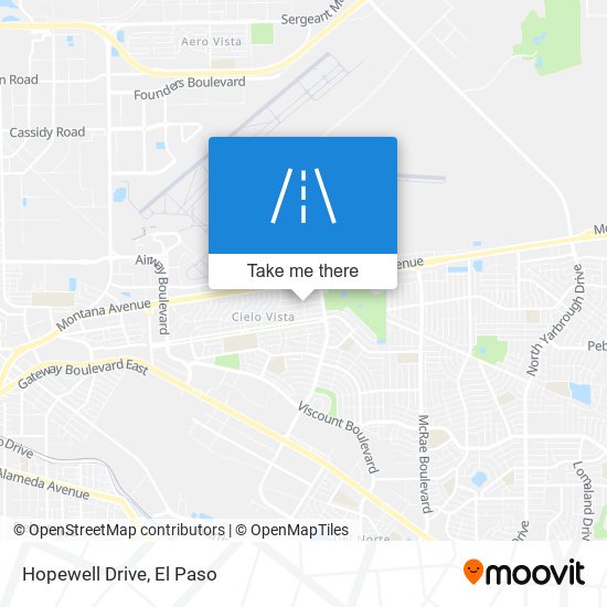 Hopewell Drive map