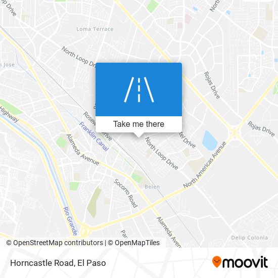 Horncastle Road map