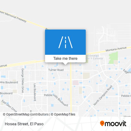 Hosea Street map