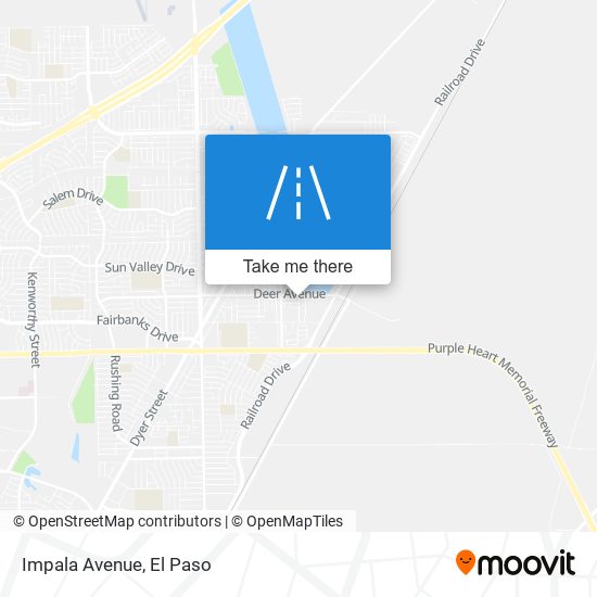Mapa de Impala Avenue