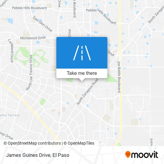 James Guines Drive map