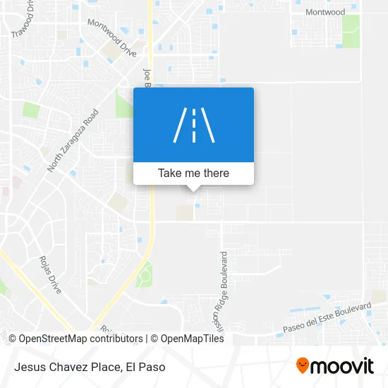 Jesus Chavez Place map