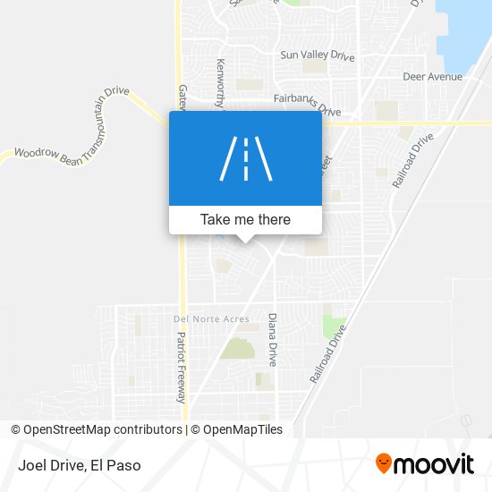 Joel Drive map