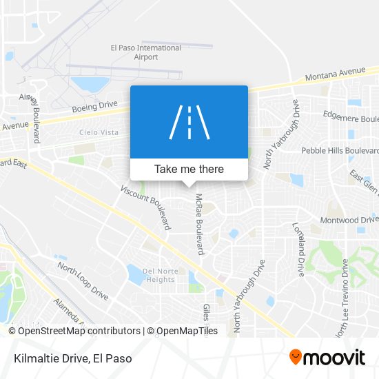 Kilmaltie Drive map