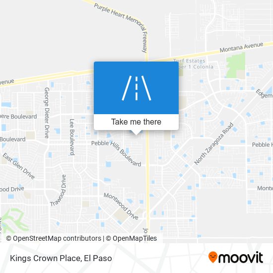 Kings Crown Place map