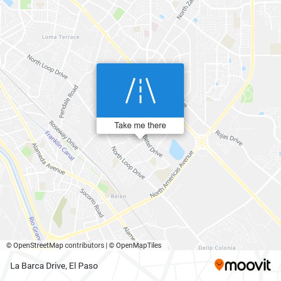 La Barca Drive map