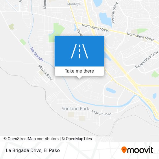 Mapa de La Brigada Drive