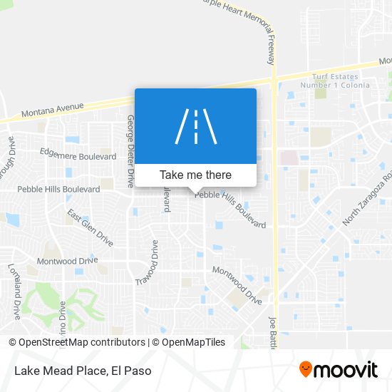 Mapa de Lake Mead Place