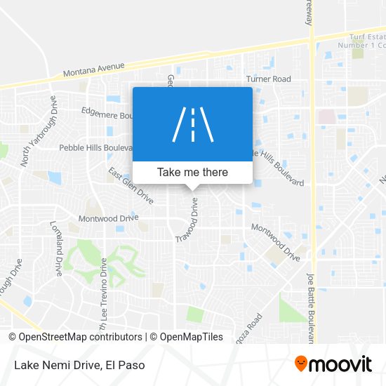 Mapa de Lake Nemi Drive