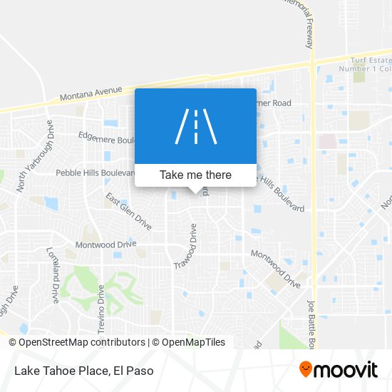 Lake Tahoe Place map