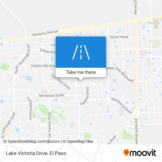 Lake Victoria Drive map