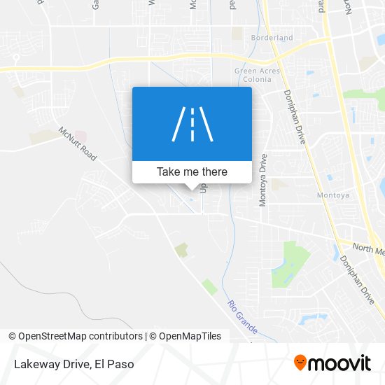 Lakeway Drive map