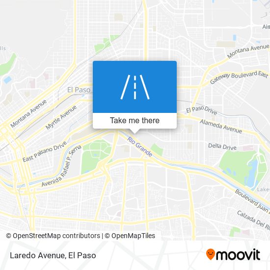 Laredo Avenue map