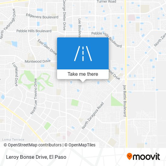 Mapa de Leroy Bonse Drive