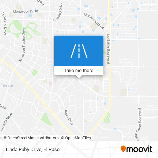 Linda Ruby Drive map