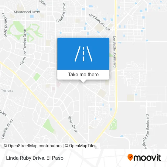 Linda Ruby Drive map